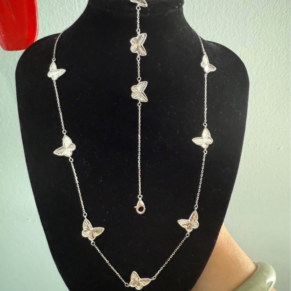 Sterling Silver Butterfly Necklace